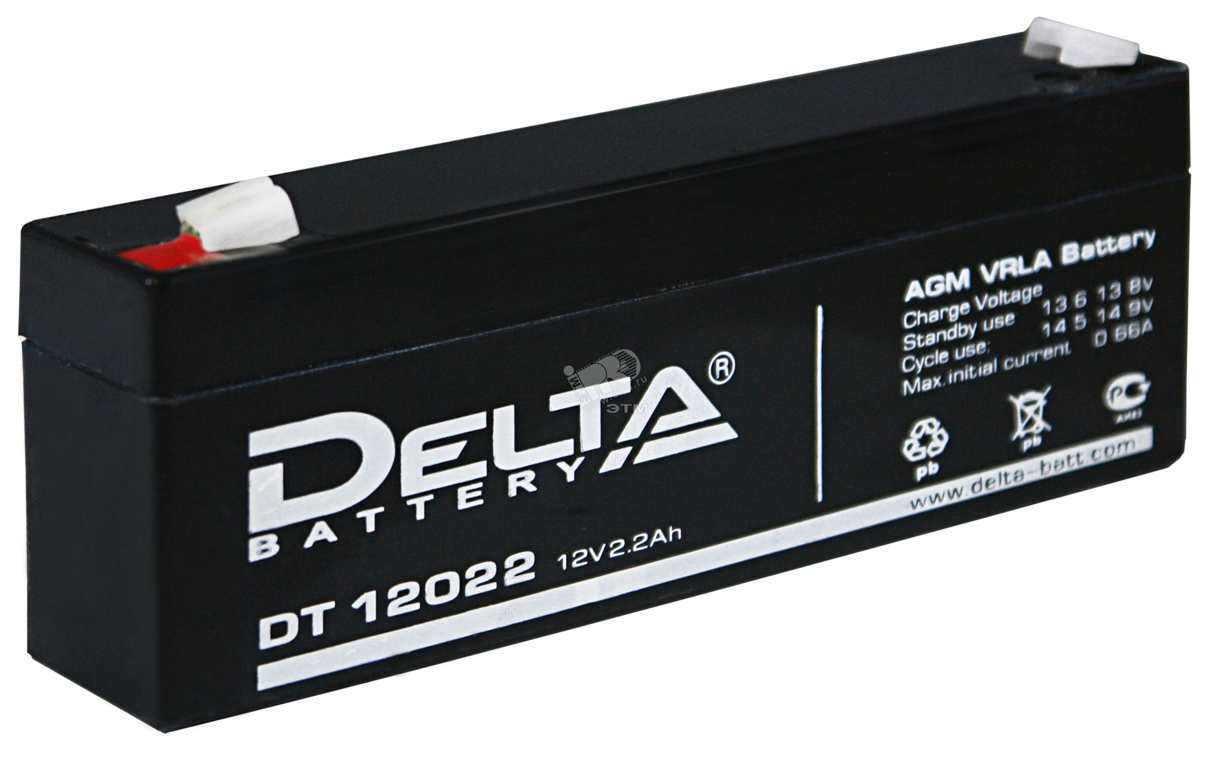 Аккумулятор Delta DT 12022 (2.2 А/ч 12V) 