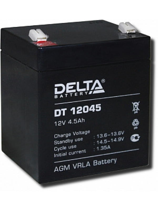 Аккумулятор Delta DT 12045 (4,5 А/ч 12v)