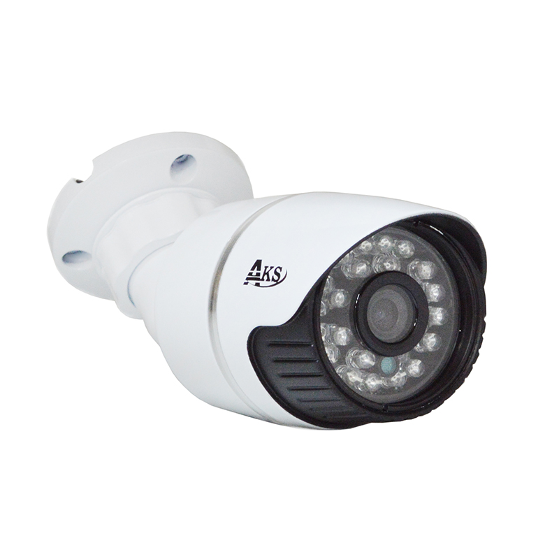 Видеокамера AKS-7203 AHD (2.8) Base 1Мп, 2,8мм уличн на кроншт.с ИК