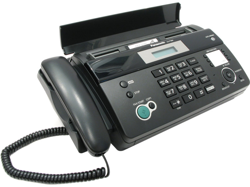 Телефон-факс Panasonik KX-FT984RUB (для АТС)