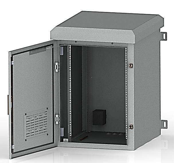 TSn-9U600W-VOH-Шкаф уличный всепогодный климатический настенный 9U (600х600)